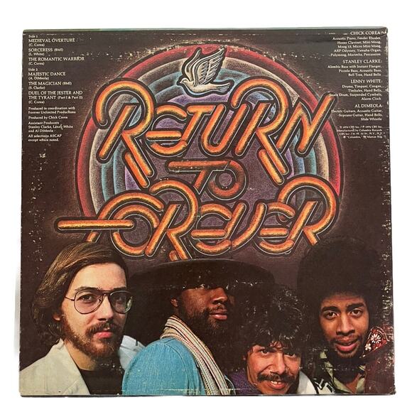 Vinyl LP Return To Forever Romantic Warrior LP - 1976 PC 34076 Chic Corea Jazz - Picture 2 of 3